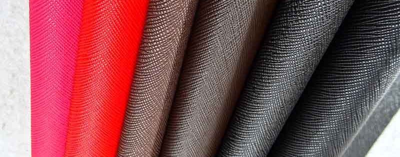 Faux Leather Fabric Saffiano Leather