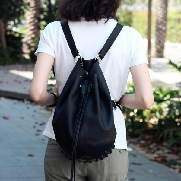 New Vegan Backpacks and Totes from MeDusa Bags | Small backpack black,  Backpacks, Black backpack